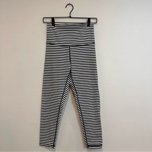Navy & White Striped DYI Leggings